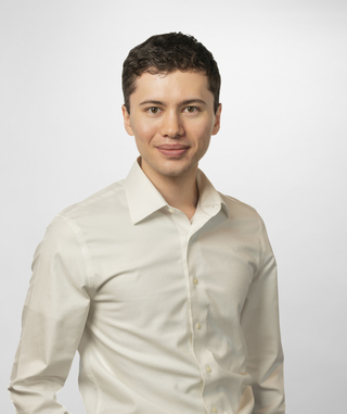 A portrait of Nick Atkins